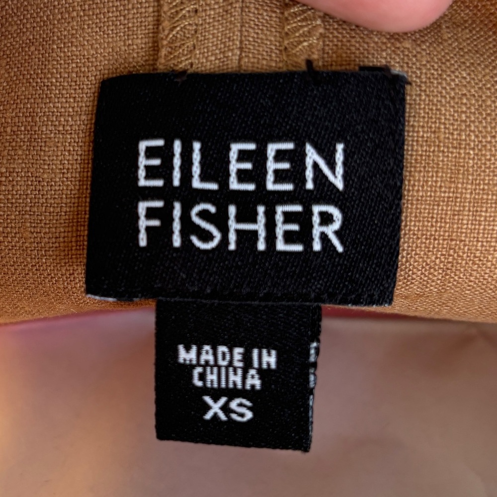 Eileen Fisher Size XS Brown Dress - Picture 7 of 10